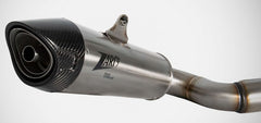 Zard Stainless Homologated E5 Full Kit And Carbon End Cap | ZTP101S00SCO