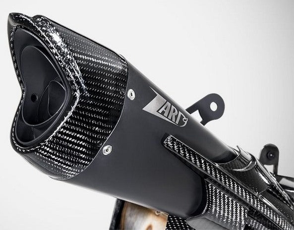Stainless Steel E5 Homologated 3>1 Full Kit With Black Silencer And Carbon Parts