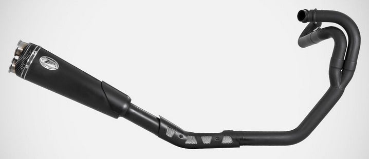 Black Stainless.Steel Racing Full Kit And Carbon End-Cap