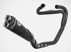 Black Stainless.Steel Racing Full Kit And Carbon End-Cap