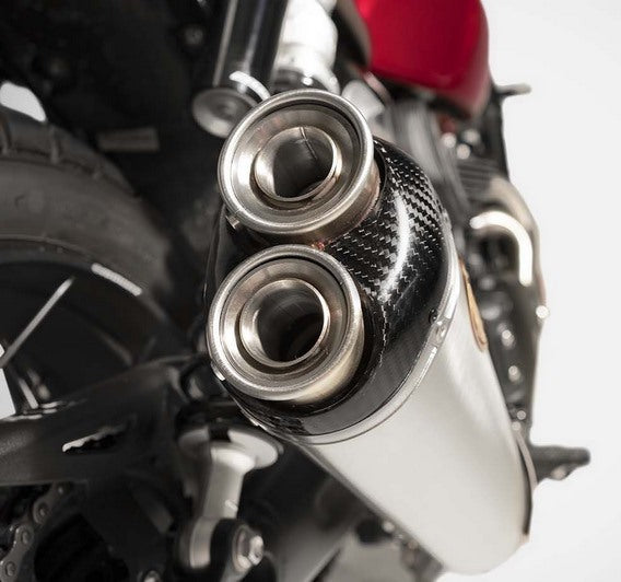 Stainless.Steel Racing Full Kit And Carbon End-Cap