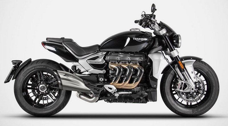 Zard Stainless Homologated E5 Slip-On And Carbon End Cap | ZTP502S10SCO