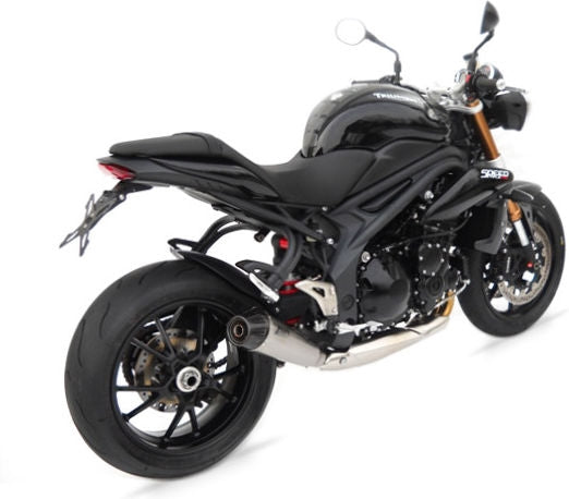 Stainless Steel Racing Slip-On And Carbon End-Cap