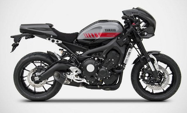 Black Stainless Steel E4 Homologated Full Kit And Carbon End-Cap