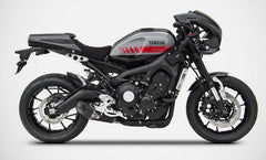 Black Stainless Steel E4 Homologated Full Kit And Carbon End-Cap