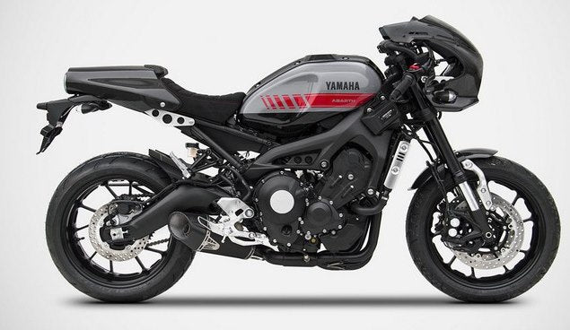 Black Stainless Steel Racing Full Kit And Carbon End-Cap